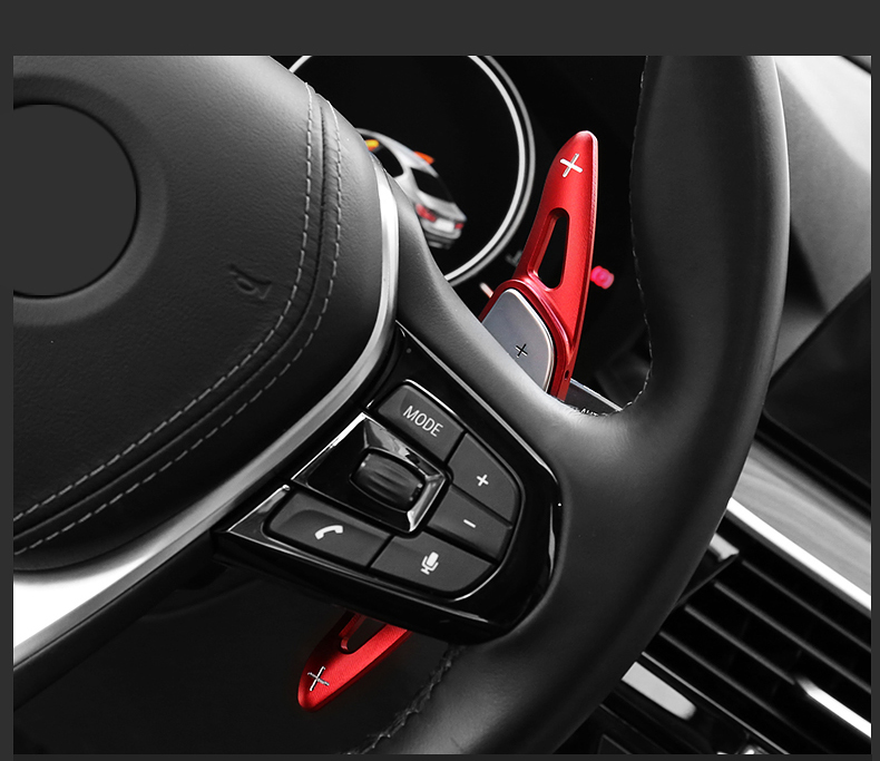 适用宝马方向盘换挡拨片新3系5系7系/x1x2x3x4x5加减档车内饰改装用品