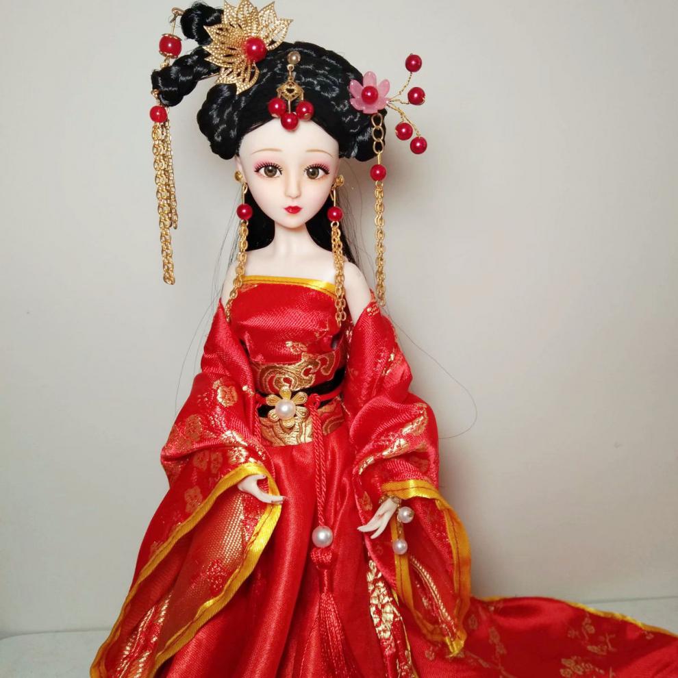 30厘米娃娃衣服娃娃古装衣服娃娃换装玩具心怡可儿芭比ob古风娃衣