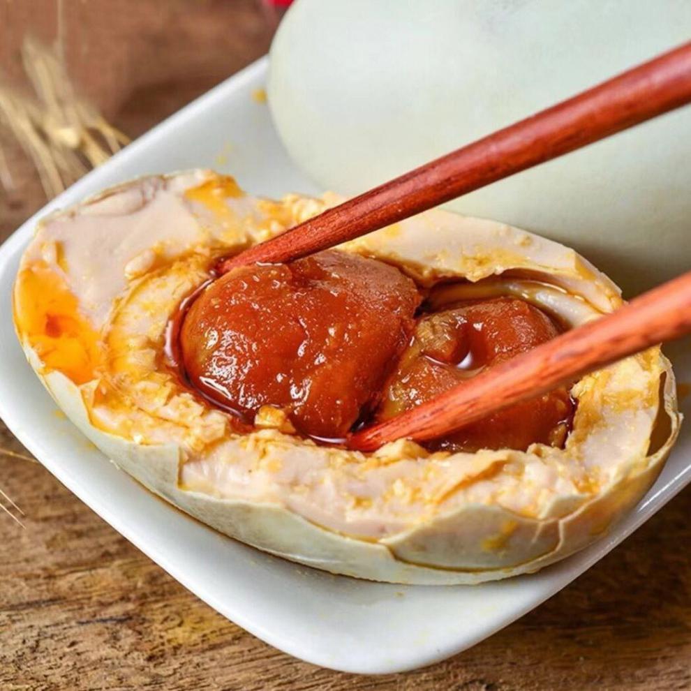 秋风味正宗农家特大个白洋淀双咸鸭蛋咸蛋熟流油8枚双黄蛋12枚礼盒装