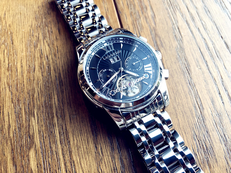 华强北m16黑科技时尚潮流男士手表全自动机械表防水夜光镂空陀飞轮