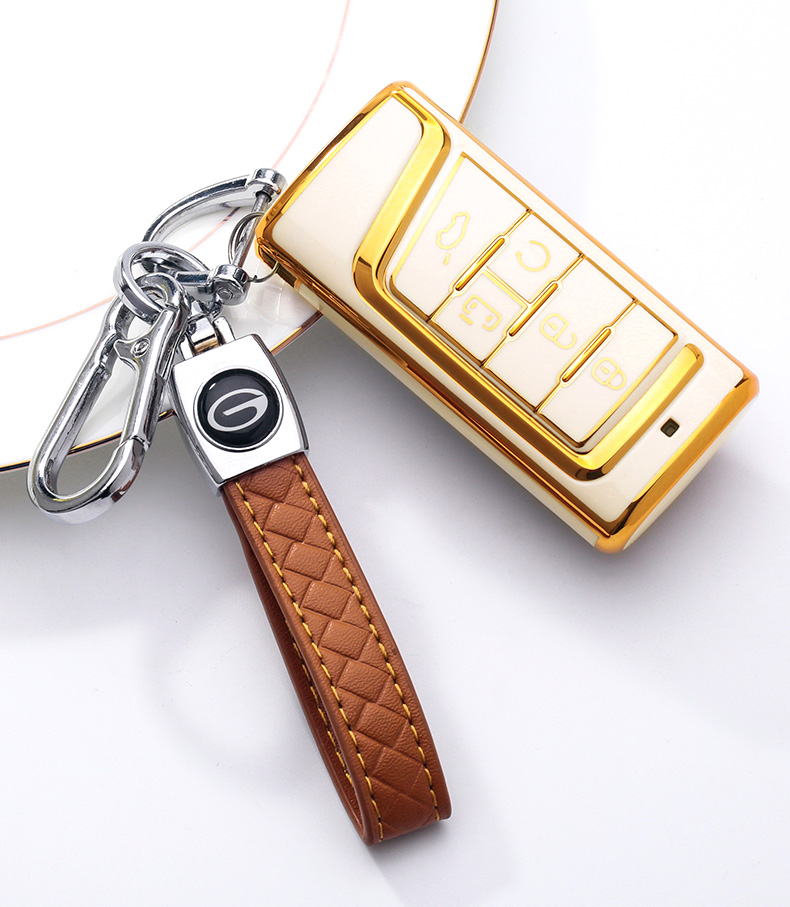 适用广汽传祺gs4钥匙套m6传奇gs5汽车ga8包gs8扣ga6壳gs7 m8 gs3 ga4