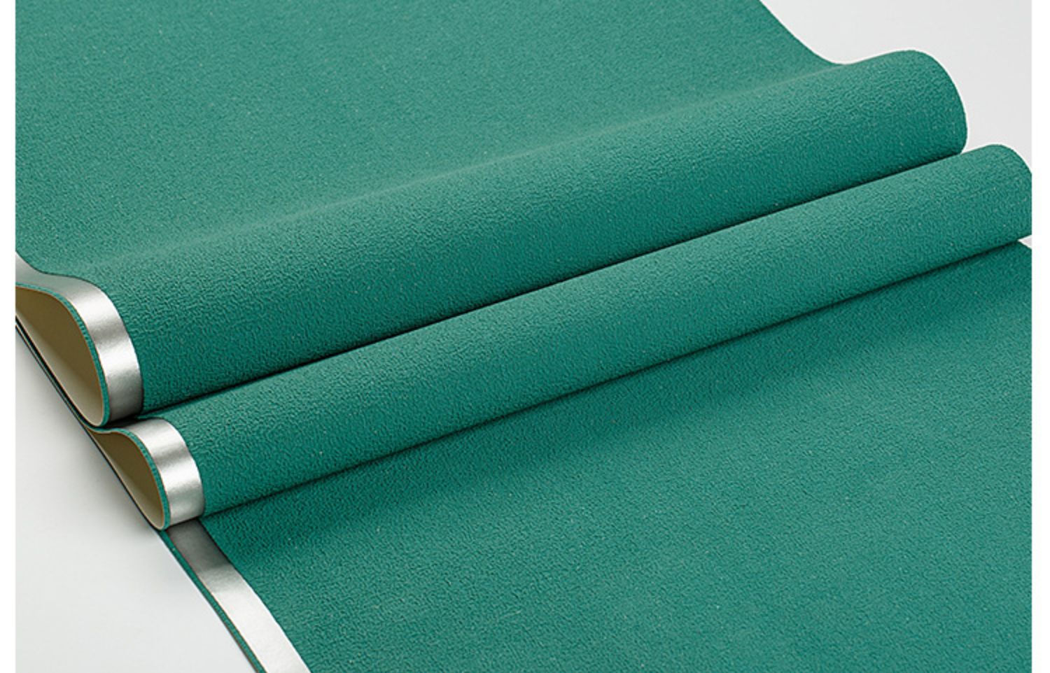 墙纸仿墙布壁布直播间打卡办公室服装店女装店竖条纹壁纸孔雀蓝仅墙纸