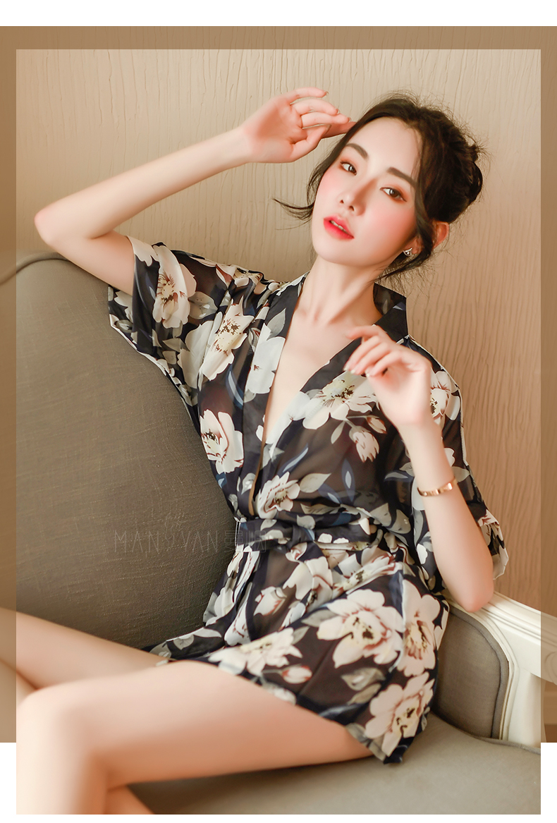 性感情趣内衣透明睡衣制服诱惑女激情套装透视衣大码挑逗免脱sm 宝