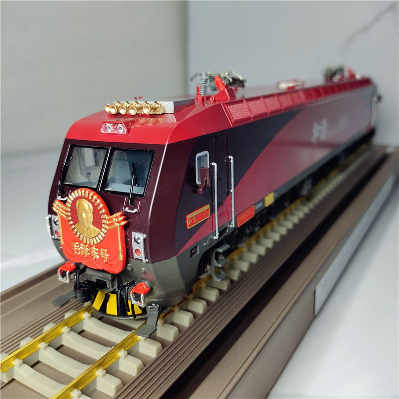 和谐号韶山dfhx电力内燃机车合金玩具伟人号工程车仿真模型火车头商务