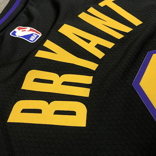 同款湖人队圆领24号詹姆斯23号篮球服黑拉丁男生学生球衣 0号库兹马