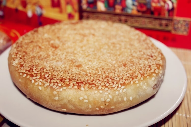 福州礼饼 闽清特产传统手工小箸礼饼喜饼中秋月饼馅饼足1斤 甜味 图片