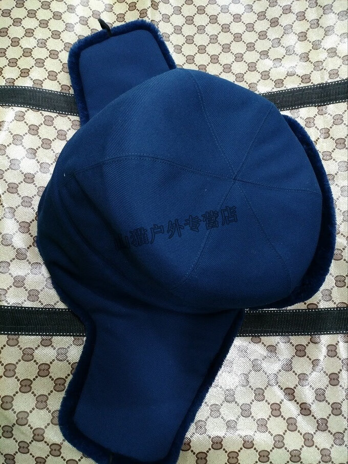 正品07棉帽防寒帽 裁绒帽执勤武陆空新款式警皮帽加绒保暖老人 冬季军