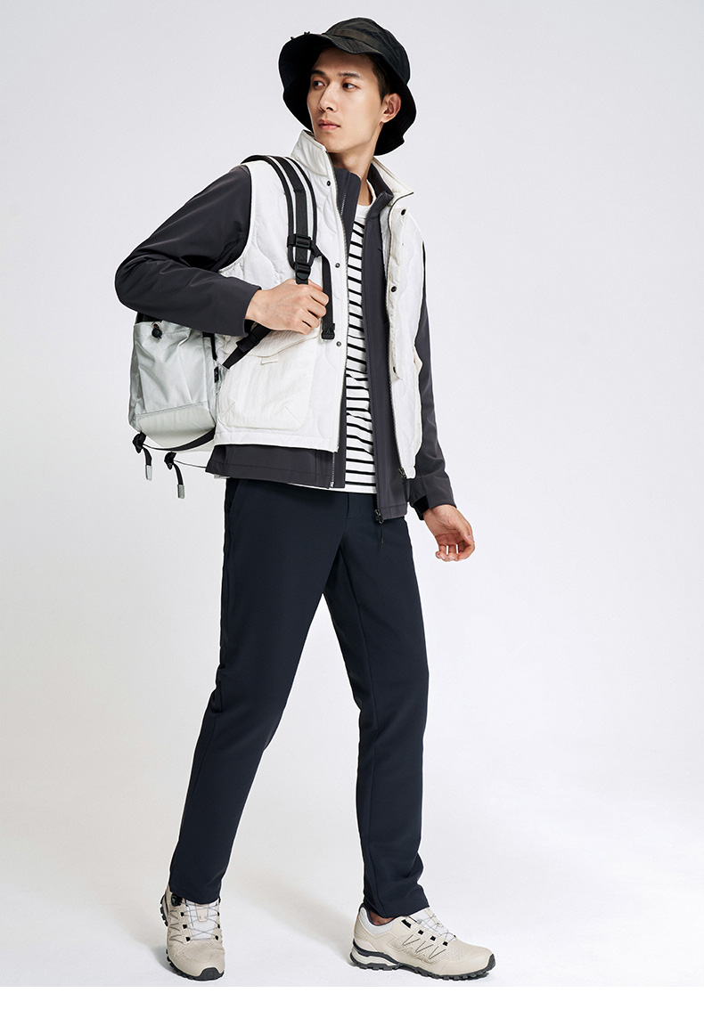 kolon sport中性立体口袋棉马甲