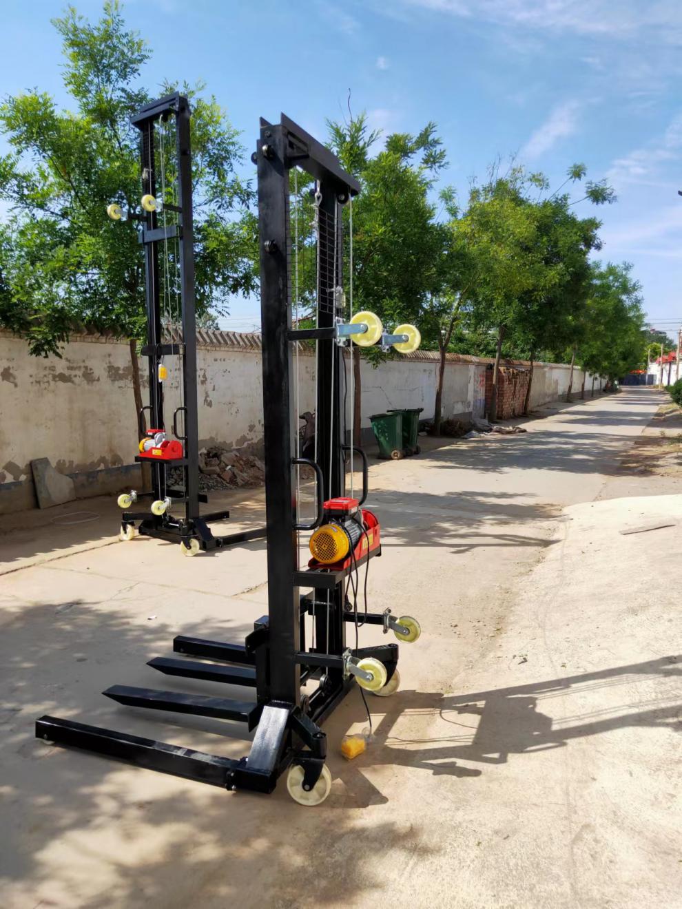 电动上砖机建筑工地上料机消防管道升降机装卸起重机无线遥控操作电动