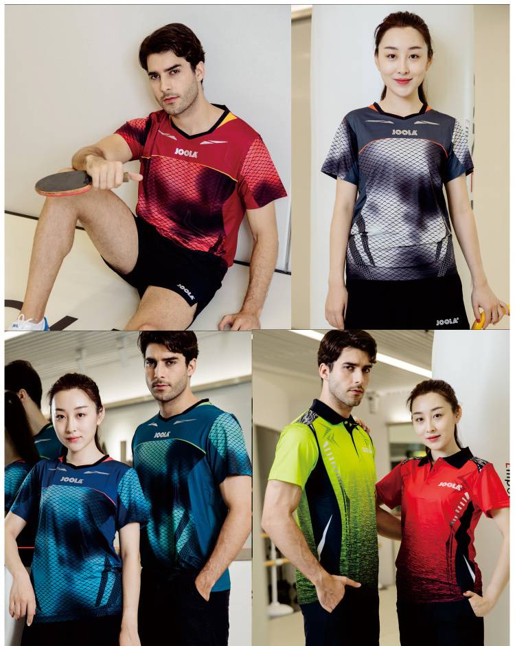 优拉乒乓球服 莹恋 joola优拉尤拉乒乓球服装男女款比赛服运动短袖