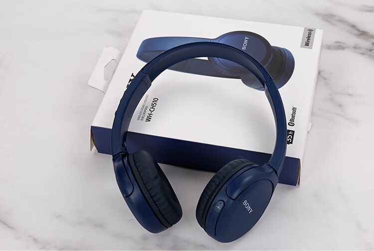 sony索尼whch510头戴式无线蓝牙耳机立体声重低音学生通话耳麦国行wh