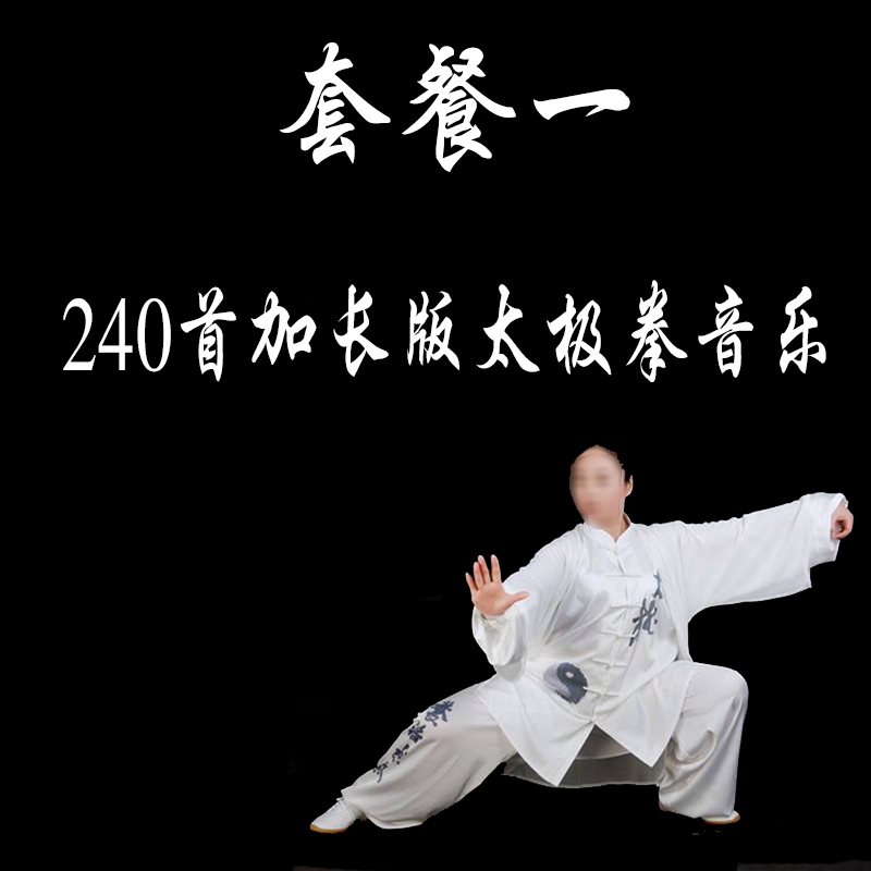 太极拳加长版音乐古典民乐太极拳表演可点播音箱带加长版音乐u盘 浅
