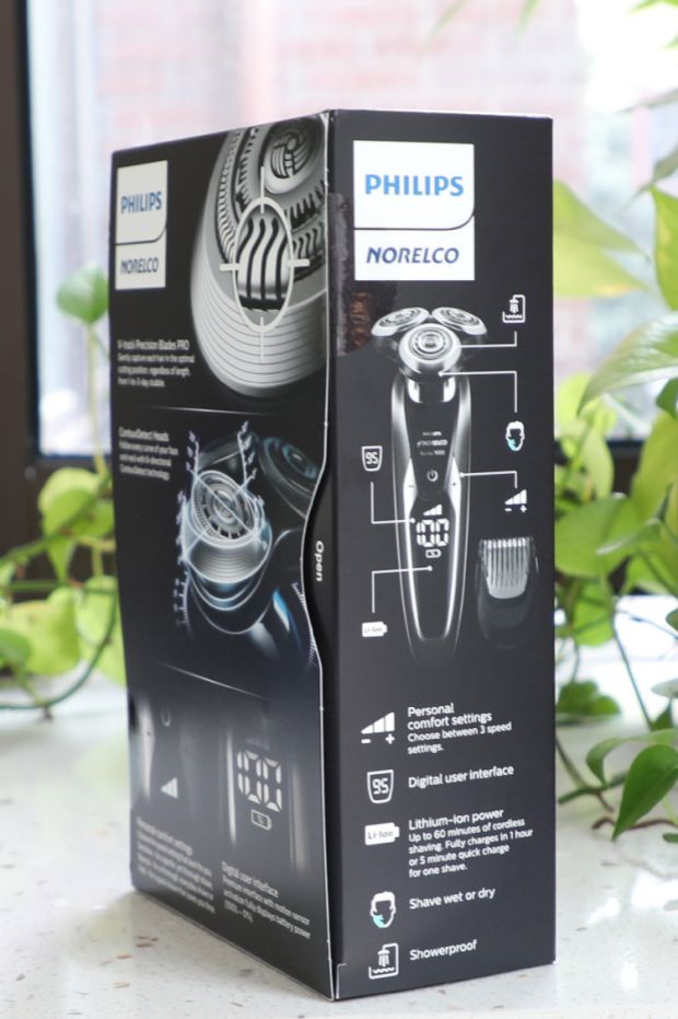 飞利浦电动剃须刀刮胡刀s9000系列s9090 s9031同款三刀头全身水洗 s