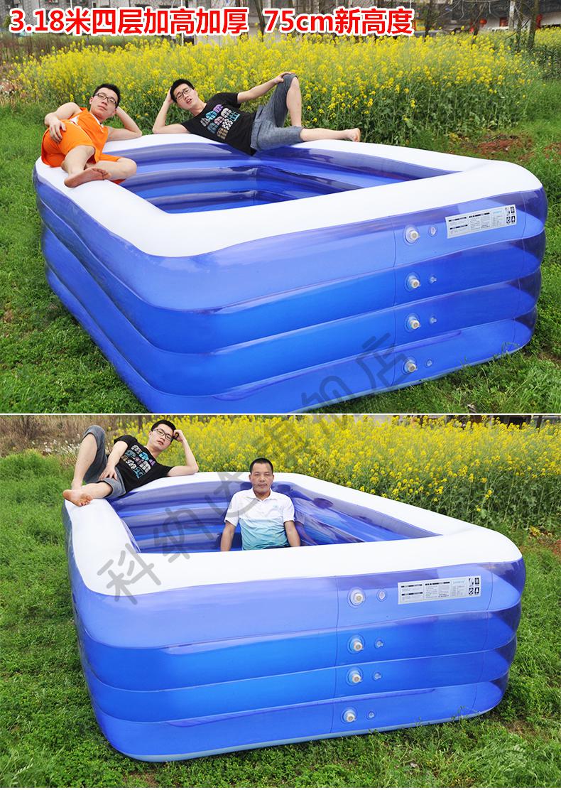 游泳池家用大型超厚儿童充气游泳池家用小孩家庭超大婴儿宝宝折叠大型