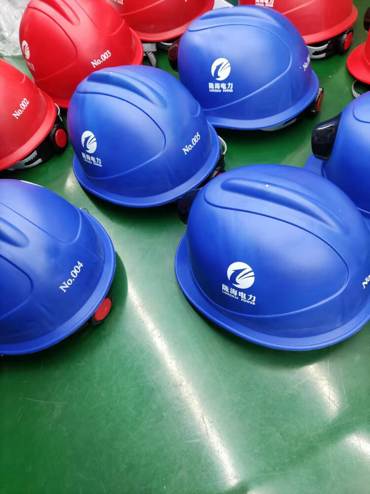 带灯安全帽白色带灯帽矿山救援夜视帽lj-1001矿灯带灯的头盔 白色