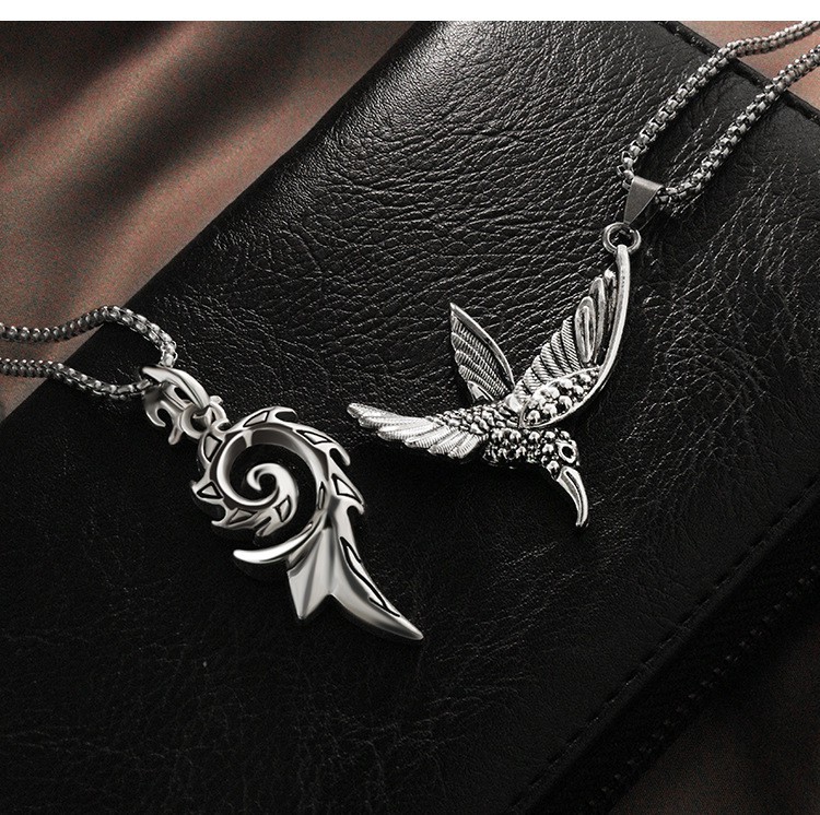 夏季个性男孩青少年项链吊坠男生日韩简单款复古潮人韩版潮流新款 xl