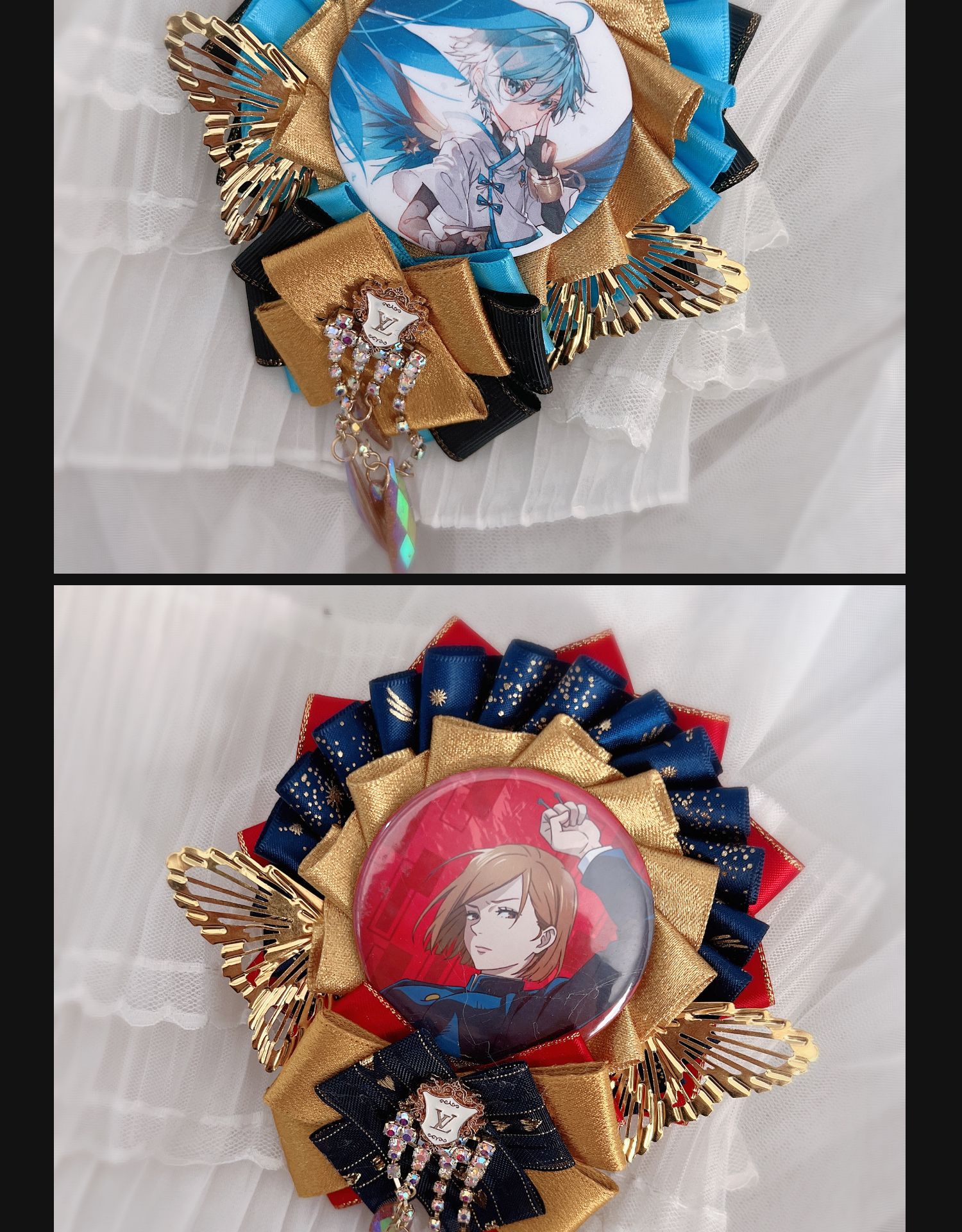 特价华丽吧唧托徽章痛包配饰复古装饰洛丽塔胸针痛包谷美填充饰品