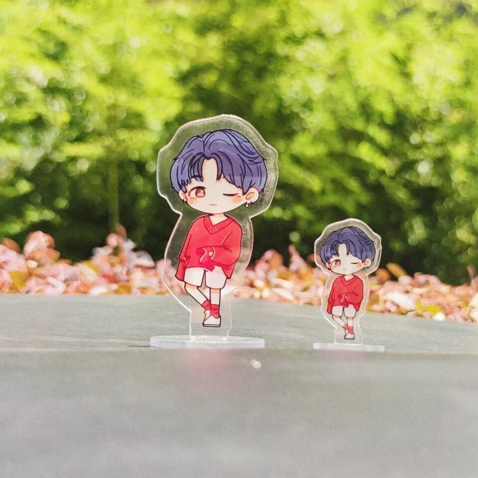 黄明昊justin周边 黄明昊立牌偶像练习生justin蔡徐坤现货站牌周边