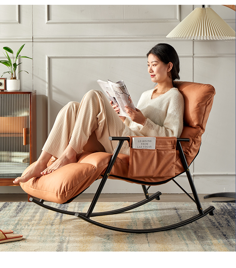 618 摇椅阳台家用休闲懒人沙发椅子网红卧室大人摇摇椅小户型躺椅睡椅