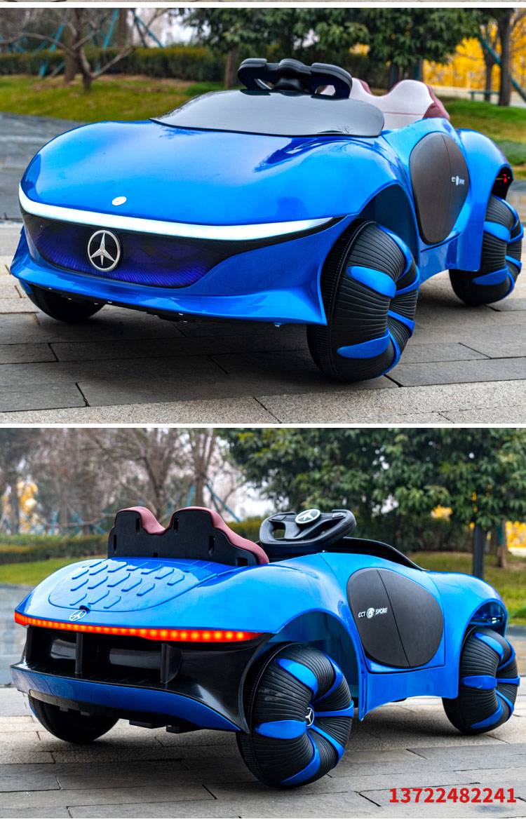 车子儿童儿童车1-3岁四轮驱动电动婴儿车儿童电动车四轮带遥控概念车