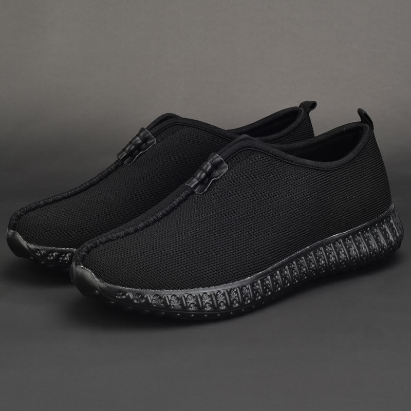 僧鞋春秋款软底透气和尚鞋男女僧人新款鞋子出家师父的飞织运动鞋 白