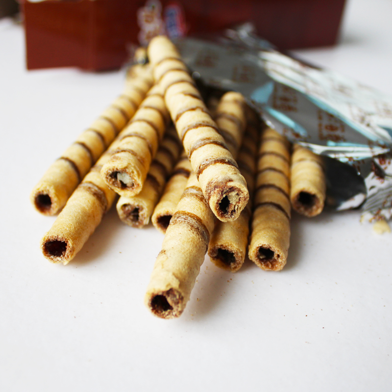 康师傅彩笛卷40gx12盒 草莓巧克力哈密瓜休闲零食批发小吃 草莓味12盒