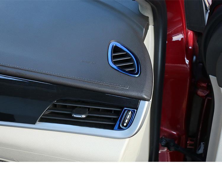 适用于别克1519款威朗内饰改装出风口贴20款威朗空调出风口装饰中控小
