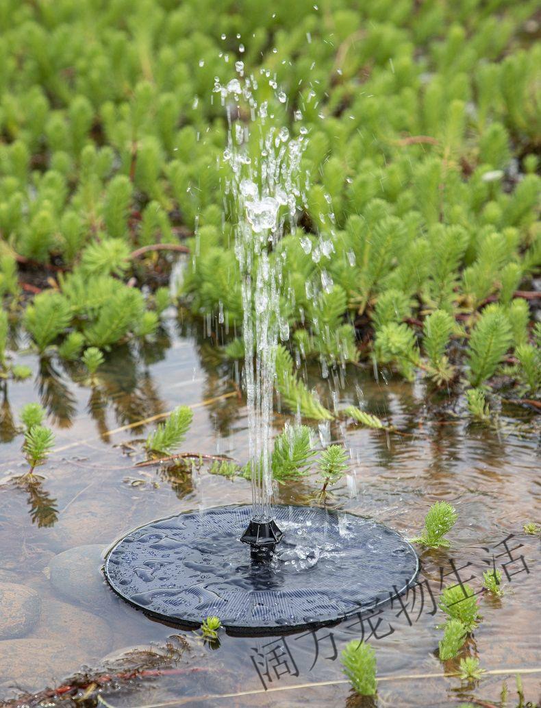 2w方形喷泉【升级款】不带电池 太阳能供电【图片 价格 品牌 报价】