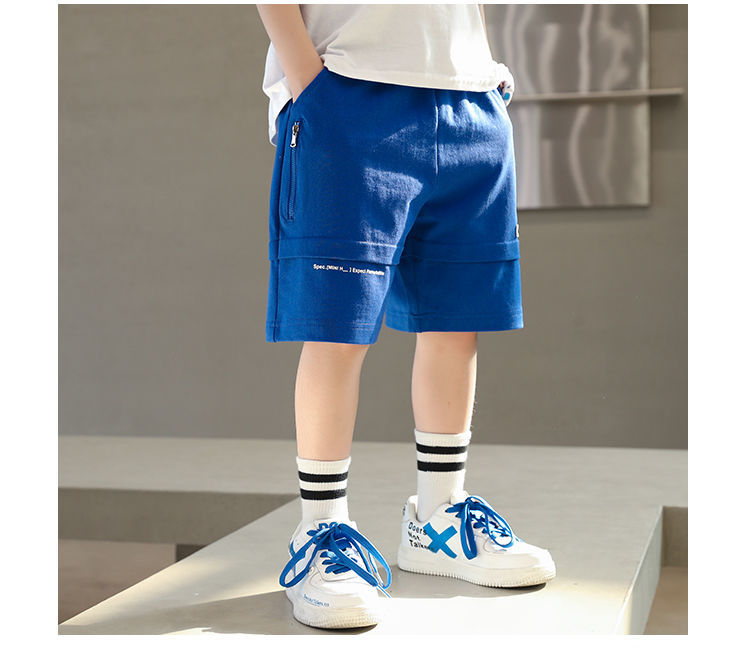 男童裤子夏季运动短裤夏天儿童中大童中裤潮童薄款五分裤男孩夏装外穿
