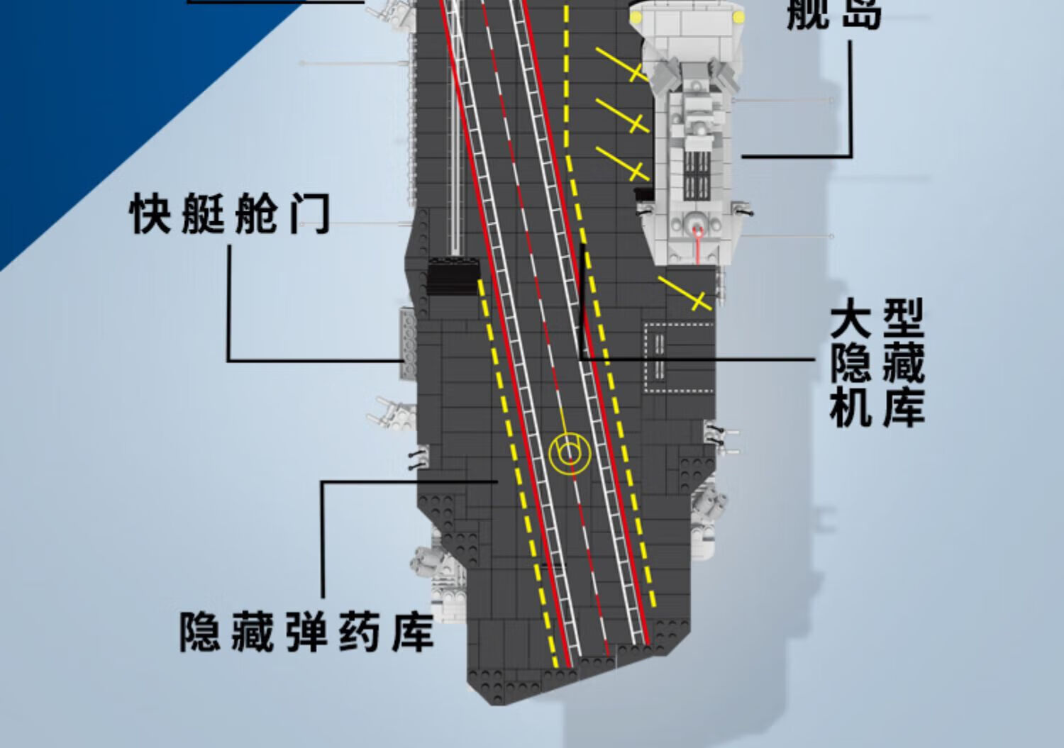 山东舰模型拼装图纸图片