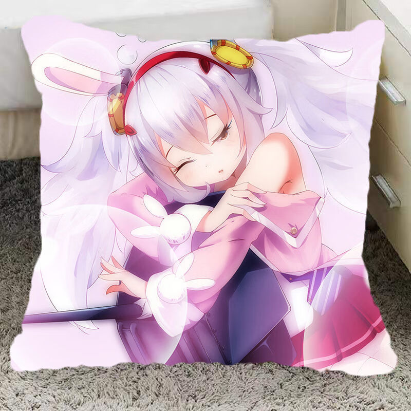 碧蓝航线抱枕卡通舰娘拉菲动漫周边枕头二次元枕套男女生日礼物学生