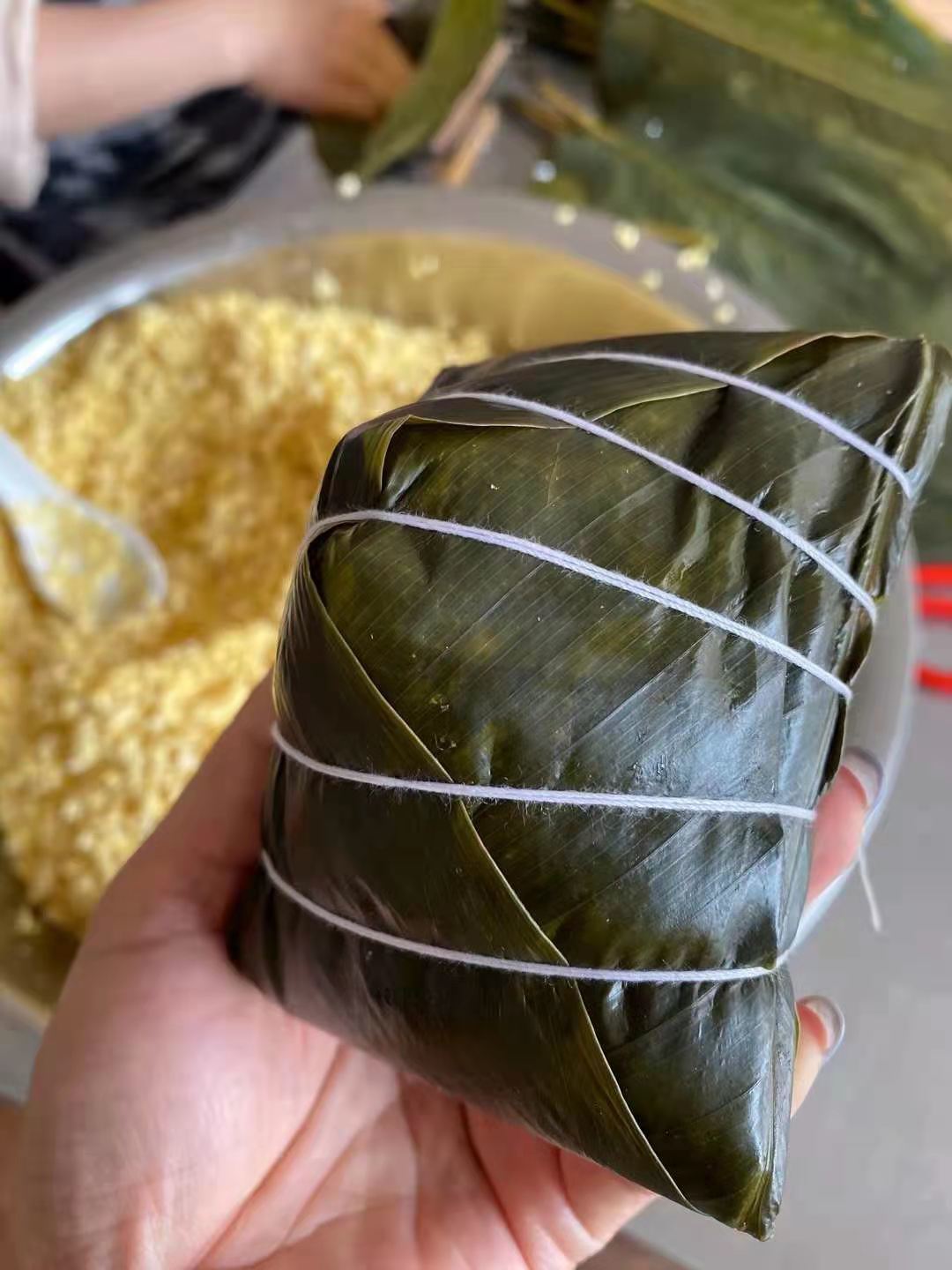 微湖刘姥姥 广西横县大粽绿豆猪肉粽过年年货广西横县特产传统手新疆