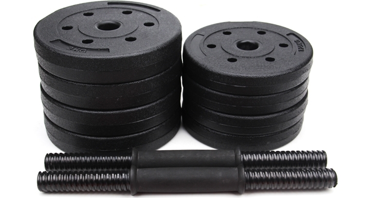 宝迈素(baomaisu)哑铃连接杆哑铃男士家用练臂肌健身可调节重量10-50