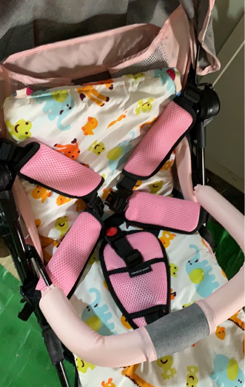 婴儿推车配件五点式安全带新品推车藤椅三点绑带婴儿车电动车三轮车