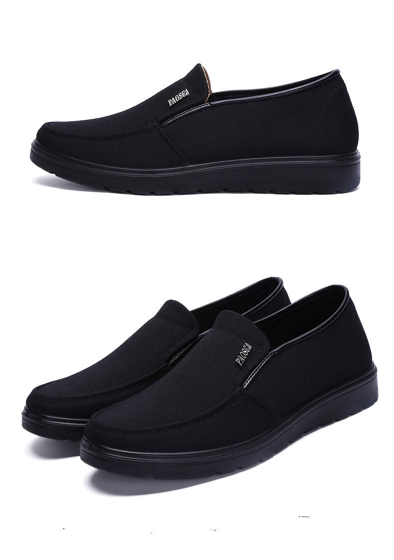 六十岁老人的男布鞋40岁50岁中年男人穿新款春布鞋男单鞋软底透气中