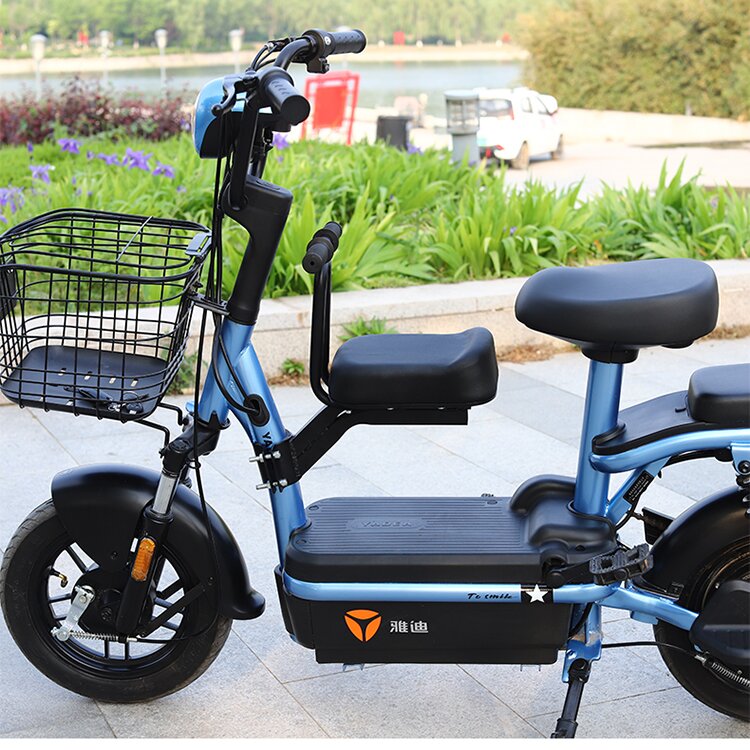 电动车儿童前置座椅雅迪爱玛电瓶车通用婴儿宝宝折叠踏板坐垫加大加厚