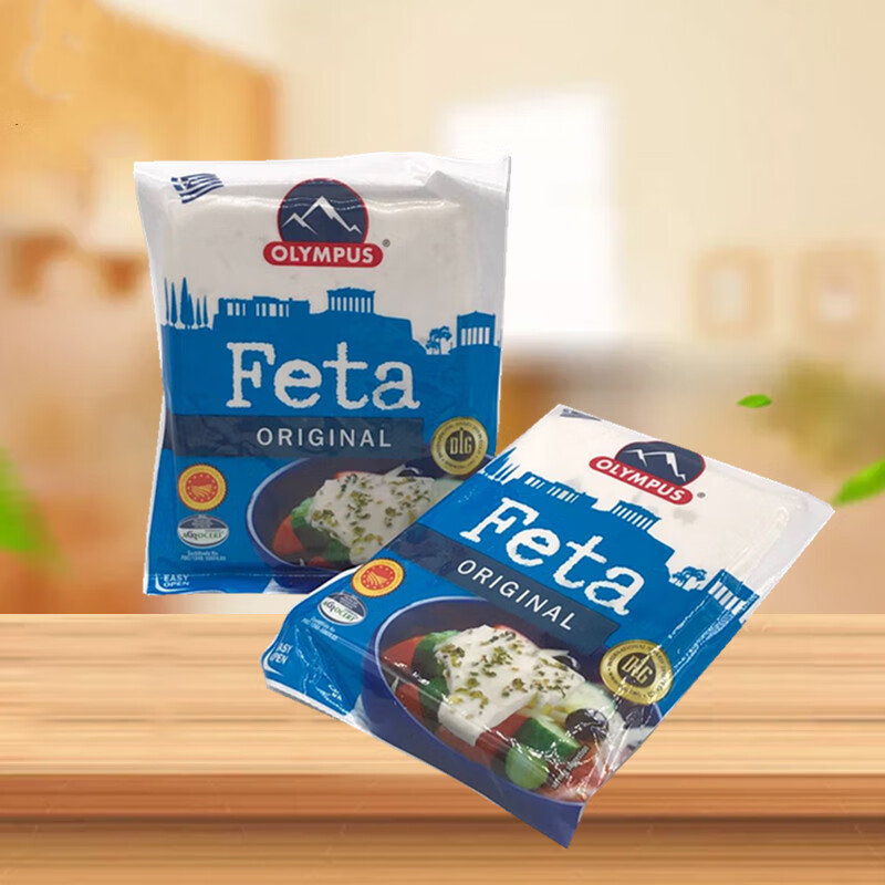5折希腊奥林匹斯牌发达干酪200g袋干酪菲达芝士希腊olympusfetachees