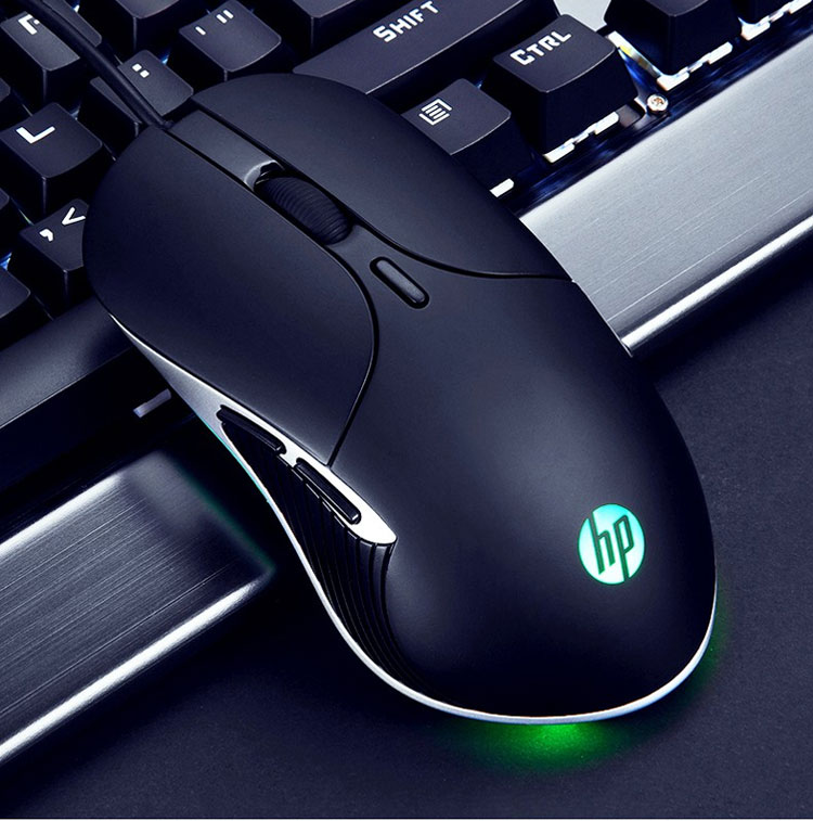 hp惠普适用于有线鼠标宏商务家用台式笔记本电脑usb办公电竞lol游戏
