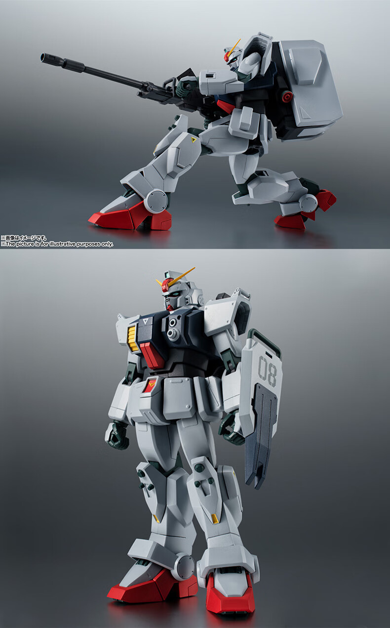 r魂陆战型高达 rx-79g 高达 08小队可动模型 rx-79g高达 62094 高约