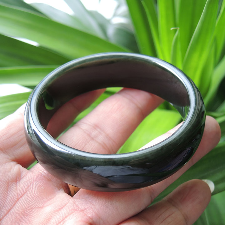 【静黛】 和田玉特惠仅原创品牌青海山料青玉内径54至62精品手镯a