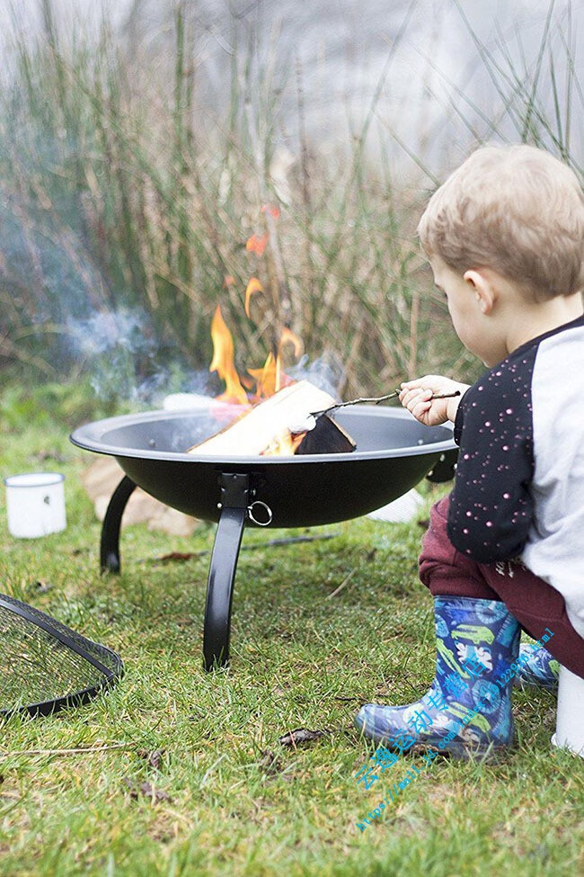 户外木炭烧烤炉家用取暖烤火盆铁烧烤盆炭烤炉11 81*81*45 81*81*45cm