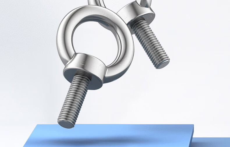 304不锈钢吊环螺丝螺母加长螺栓o型环形起重螺钉螺帽m3m5m6m8m24m39mm