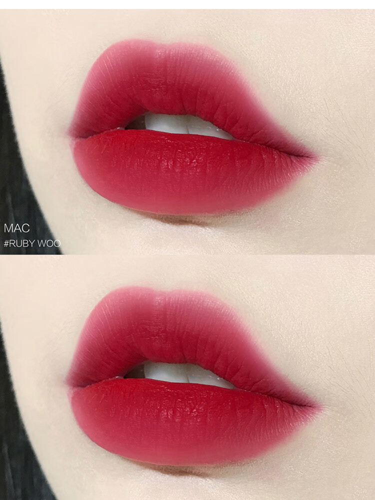 情人节礼物同款花殿mac/魅可头口红磨砂dareyou923蜜桃乌龙314ruby 10