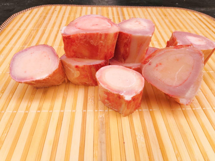 国产2斤 牛骨头 牛骨髓 黄牛筒骨 新鲜牛棒骨 牛腿骨中段 1000g【图片