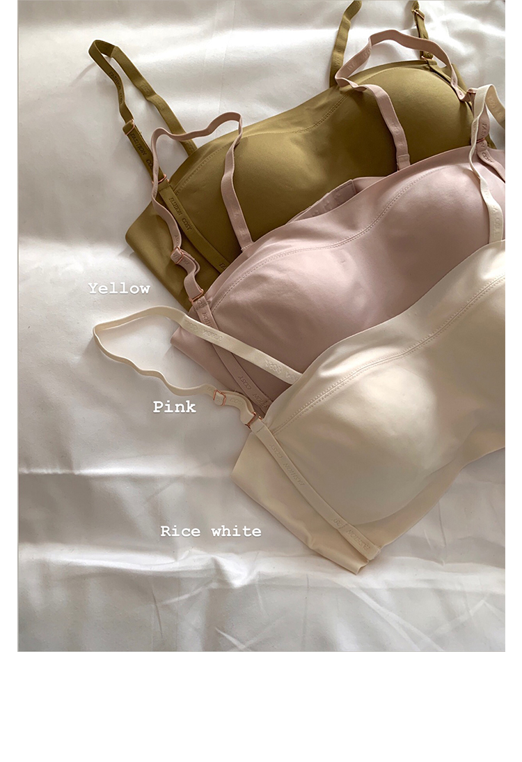 维多利亚帮homedress 无痕薄款一片式抹胸内衣无钢圈聚拢防下维多利亚