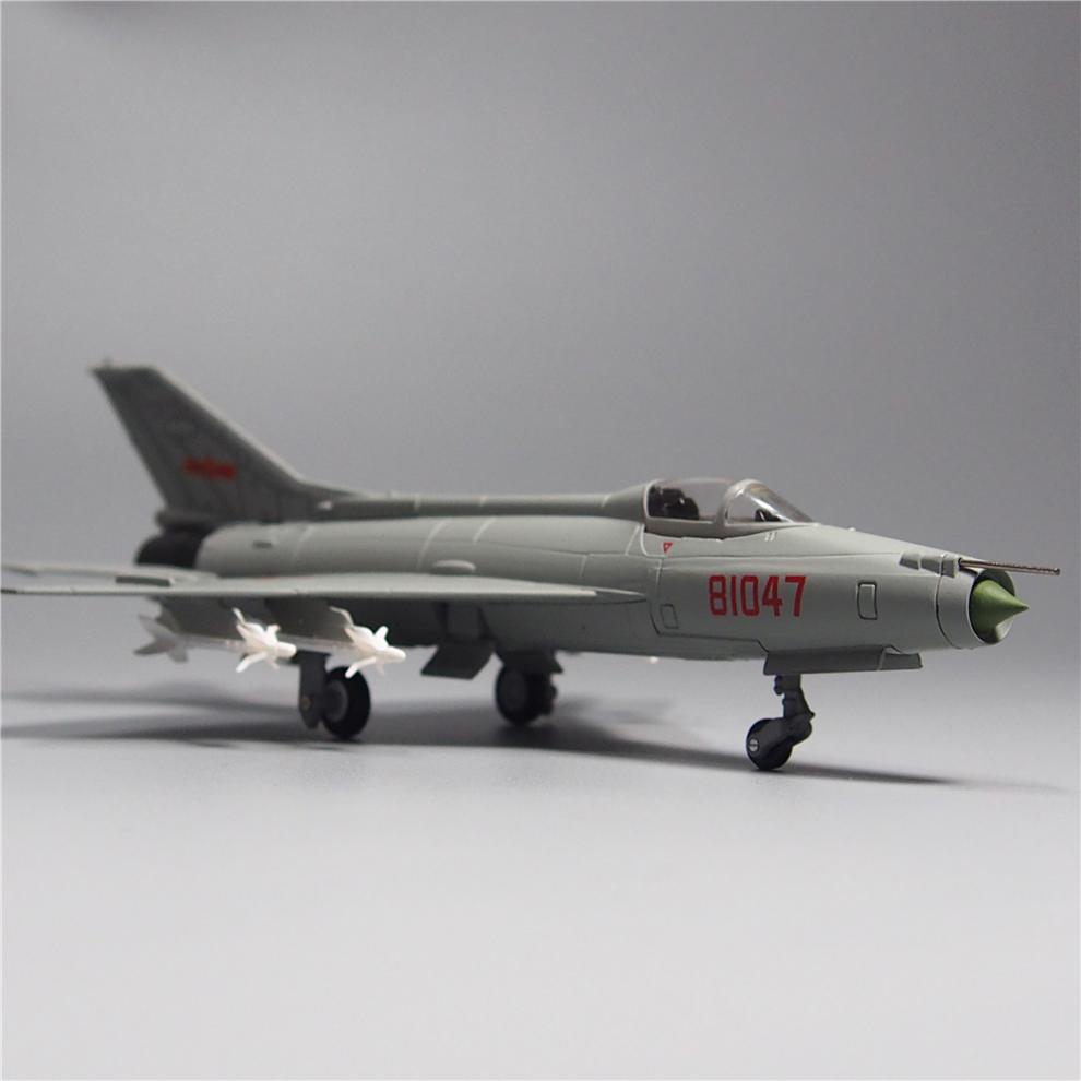 空军歼7歼击机飞机模型歼7g飞机模型摆件合金战斗机仿真军事航模 172