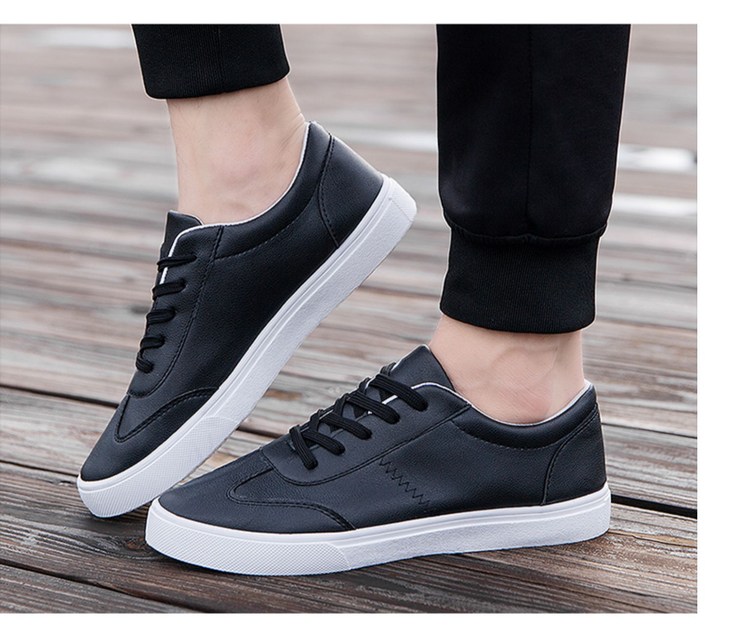 吉普休闲鞋男士新品 春夏季新款男士板鞋运动休闲鞋透气韩版潮流小白