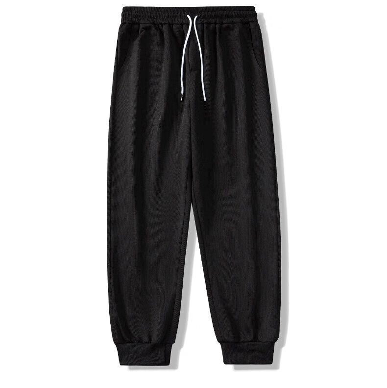 迪卡灰色侬抖音品质休闲运动长裤男春秋季薄款潮流宽松束脚卫裤新款