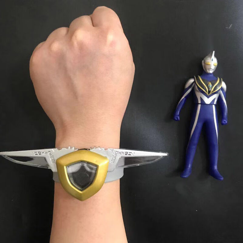 阿古茹变身器玩具阿古茹蓝宝镯可开合变形儿童礼物蓝宝镯表带随机无声