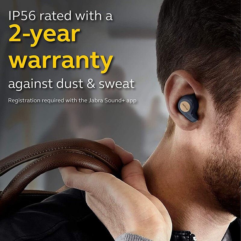 捷波朗(jabra) elite active 65t 真无线蓝牙耳机 音乐耳机 带充 红色
